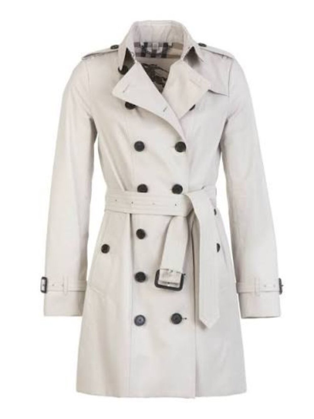 Burberry Sandringham Trench Coat - Stone
